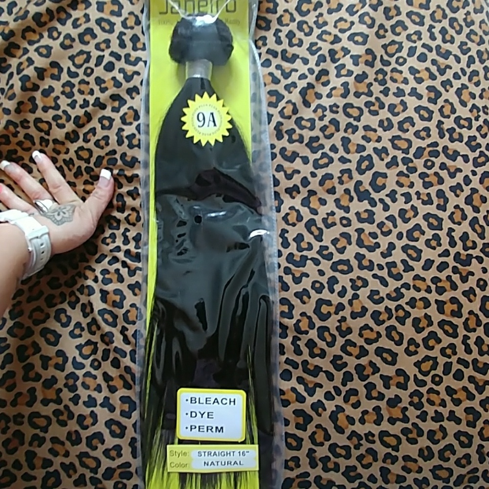 100% human hair 16" extensions